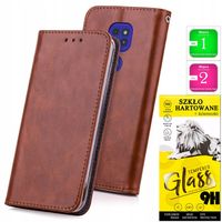Etui Portfel CASE STOJAK MAGNES SZKŁO do Motorola Moto G9 Play / E7 Plus