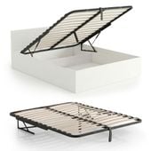 Stelaż do Łóżka 140x200 cm Podnoszony Metalowy Wkład pod Materac 28 listew