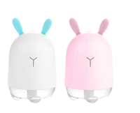 Mini Nawilżacz Powietrza Ultradźwiękowy Dyfuzor Lampka Nocna USB, 220ml