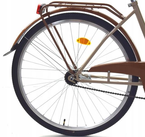 Rower Damski Polski Miejski 28 Retro + kosz na Arena.pl