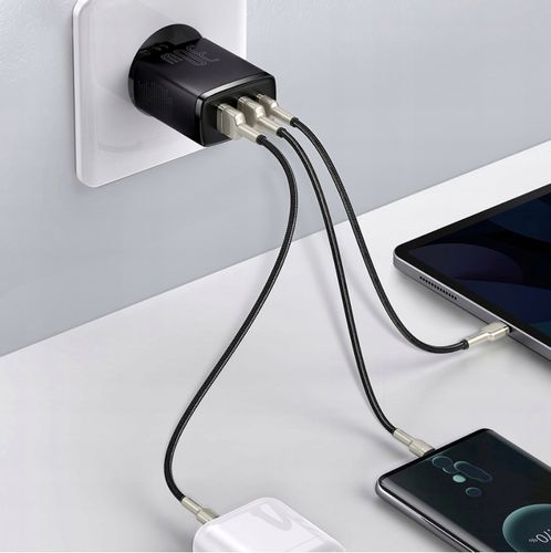Baseus Ładowarka Sieciowa Usb Usb-C Qc 3.0 Pd 30W na Arena.pl