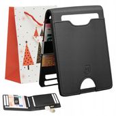 James Hawk Smart Wallet skórzany mały portfel męski na karty Slim RFID