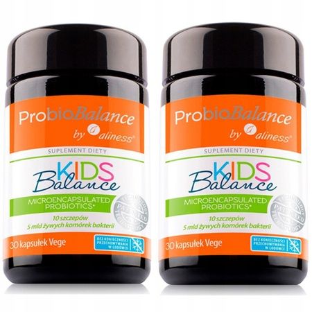 2x Aliness PROBIOTYK DLA DZIECI 10 szczepów 5 mld Flora Jelita Trawienie na Arena.pl