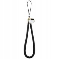 2 x Zawieszka na telefon Hello Kitty Nylon Cord Kitty Head czarny