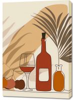 Obraz 70x100cm Winko przy Palmach