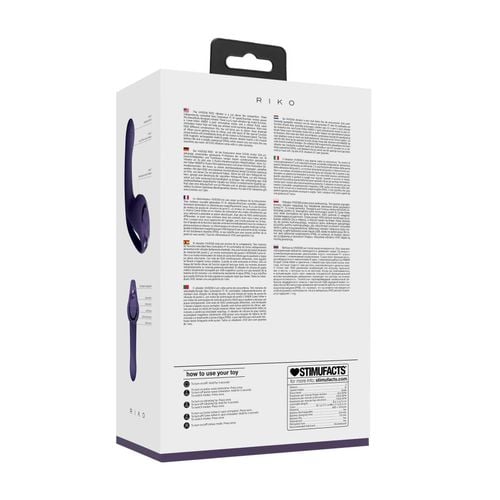 riko   rechargeable triple action vibrator with advanced finger motion na Arena.pl