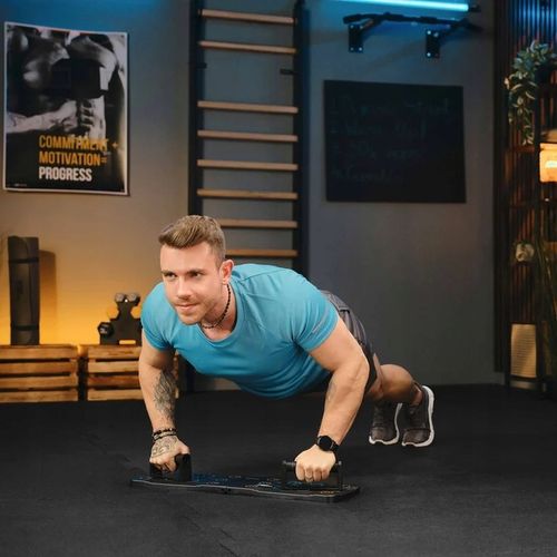 Uchwyty deska wielofunkcyjna do pompek ćwiczeń push up pompki Trex na Arena.pl