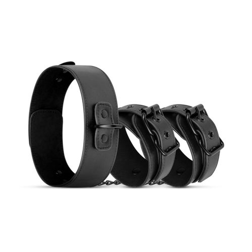 bedroom fantasies - collar & wrist cuffs black na Arena.pl