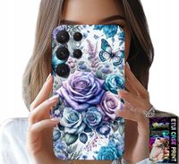 ETUI DO SAMSUNG GALAXY S24 ULTRA - KWIECISTE WZORY RÓŻEKWIATKI CASE + SZKŁO