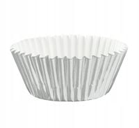 PAPILOTKI FOREMKI do babeczek srebrne 5x3cm 100szt