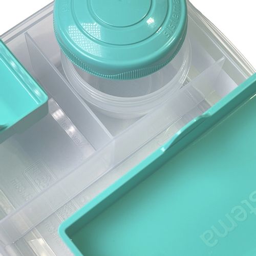 ŚNIADANIÓWKA SISTEMA LUNCHBOX POJEMNIK BOX BENTO 1250 ml Z PRZEGRÓDKAMI SOS na Arena.pl