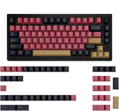 Keycapy Nakładki na Klawiaturę PBT 129 sztuk Profil Cherry Samuraj Japonia