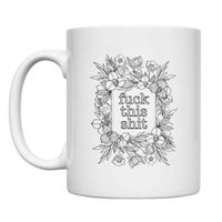 KUBEK "FUCK THIS SHIT" Wzór - Klasyczny 330 ml