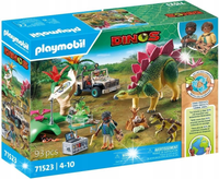 Playmobil Dinos Obóz badawczy z dinozaurami Figurki Stegozaur Deinonych