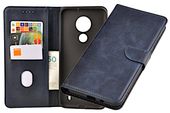 Etui portfel Wallet do Nokia C21 granatowy