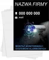 Ulotki A5 reklamowe firmowe 5000 szt dużo wzorów MONITORING