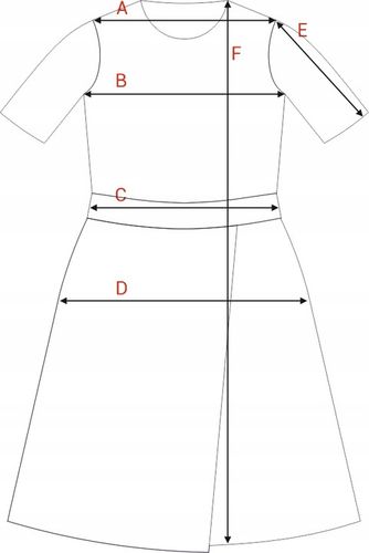 SUKIENKA KOBIECA WIECZOROWA NA LATO Z KOPERTOWYM DOŁEM RÓŻOWA 40 L na Arena.pl