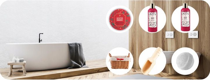 Aurora zestaw kosmetyków w koszu wiklinowym na prezent Grant 5 el żel krem zdjęcie 5