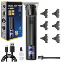 BEZPRZEWODOWY TRYMER DO BRODY MASZYNKA DO STRZYŻENIA I GOLENIA WŁOSÓW GŁOWY