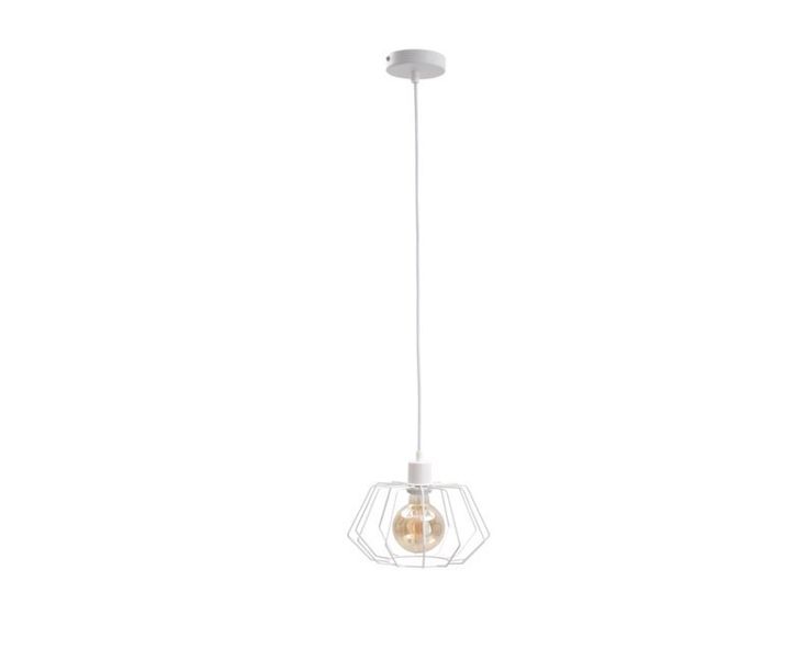 Lampa wisząca 1xE27 LUNA WHITE zdjęcie 1