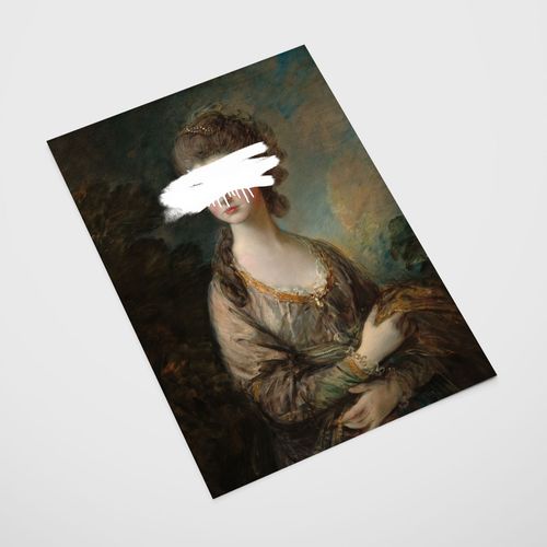 Plakat portret spray pop art 21x29,7 cm A4 na Arena.pl