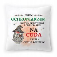 Poduszka Dla Ochroniarza Na Urodziny Prezent Z Nadrukiem Ze Zdjęciem