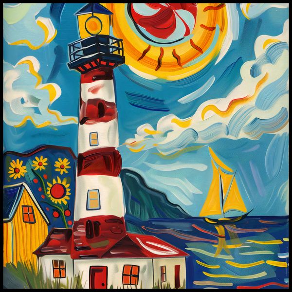 Plakat 90x90cm Żywa Przystań zdjęcie 2