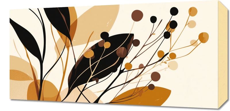 Obraz 60x30cm Jesienne Sylwety zdjęcie 1