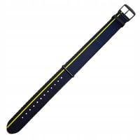 Pasek do zegarka - Traser TS-107806 niebieski,żółty 24mm