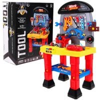 Warsztat Z Silnikiem Dla Dzieci 3+ Dźwięki Światła + Narzędzia + Akcesoria