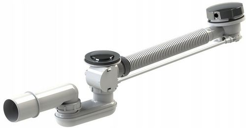 SYFON WANNOWY AUTOMATYCZNY Z POKRĘTŁEM CHROMOWANY CHROM DO WANNY na Arena.pl