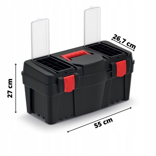 Skrzynka narzędziowa uniwersalna 55x27 KARGO CLASSIC z tacką i na Arena.pl