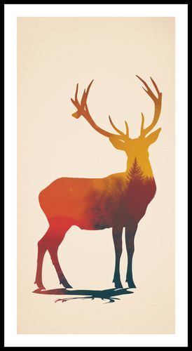 Plakat 50x100cm Światło Leśnego Monarchy na Arena.pl