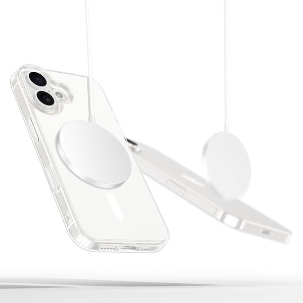 tech-protect flexair hybrid cc magsafe iphone 16 clear zdjęcie 3