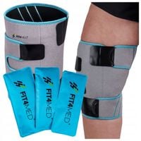 FIT4MED Opaska Kompres żelowy na kolano terapia zimno/ciepło z wkładami żel