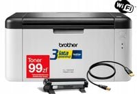Drukarka jednofunkcyjna Brother HL-1223WE WiFi GW3L+ TONER+BĘBEN+KABEL USB