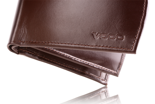 Portfel skórzany męski KEMER VOOC PPM1 Czarny na Arena.pl