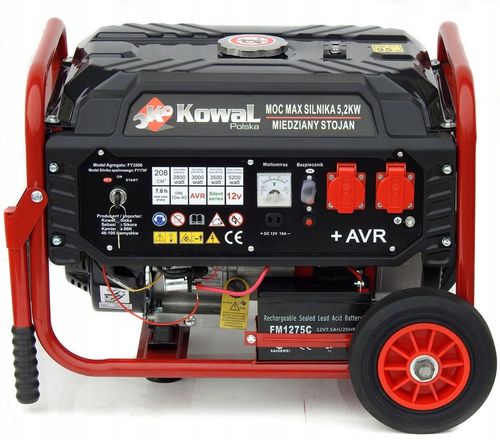 PROFESJONALNY AGREGAT PRĄDOTWÓRCZY 5,2kW ELE-START AVR+ MIEDŹ STOJAN na Arena.pl