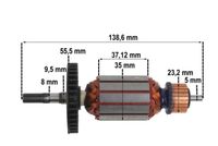 Wirnik typ Bosch wiertarka PSB 400 z prosty ząb