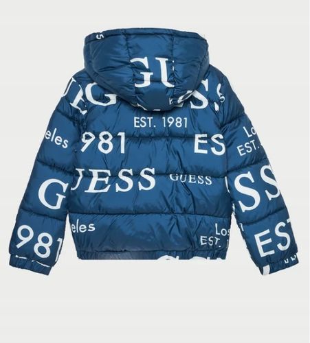Guess Kurtka puchowa H4BJ05 WCFM0 Niebieski Regular Fit 16Y na Arena.pl