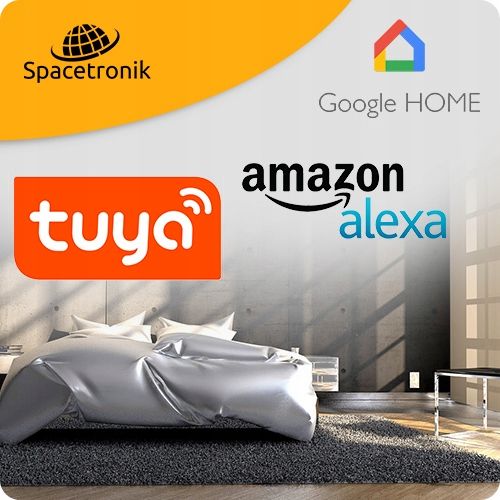 Listwa Zasilająca SMART WiFi Tuya Przedłużacz 3 AC 4 USB 2m Spacetronik na Arena.pl