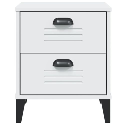 Szafka nocna VIKEN, biała, materiał drewnopochodny na Arena.pl