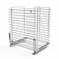 Kosz Cargo na bieliznę do płytkich szafek, W-40cm, Pełny wysuw,