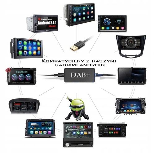 TUNER DAB+ DO RADIA Z SYSTEMEM ANDROID RADIO CYFROWE DAB+ na Arena.pl