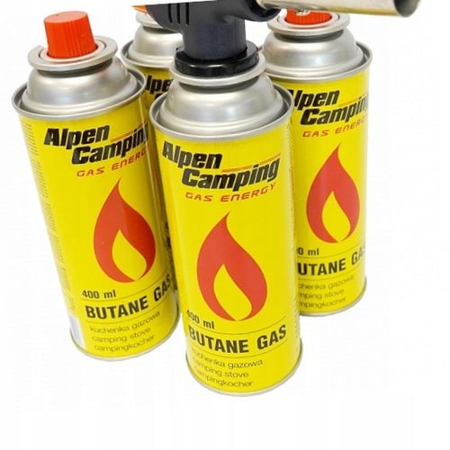 Palnik Gazowy STALOWY Opalarka Na Butlę + 2X Gaz Kartusz Ceramika Lutlampa na Arena.pl