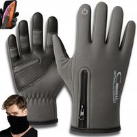 Rękawiczki Zimowe Dotykowe Ciepłe Sportowe Rowerowe Telefonu
