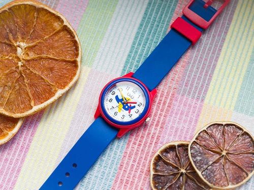 DZIECIĘCY ZEGAREK QQ VS59J009Y DLA CHŁOPCA 10BAR na Arena.pl