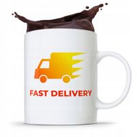 Kubek Prezent Dla Kuriera Fast Delivery Prezent Z Nadrukiem Ze Zdjęciem