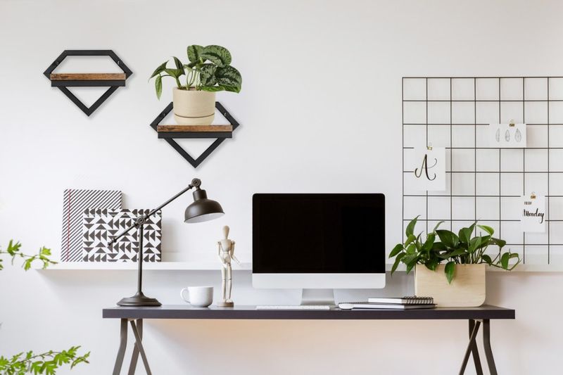 Kwietnik metalowy ścienny czarny Doron loft zdjęcie 2