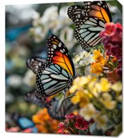 Obraz 60x70cm Motyle Na Łące
